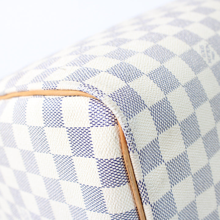 Louis Vuitton Speedy 35 In Damier Azur