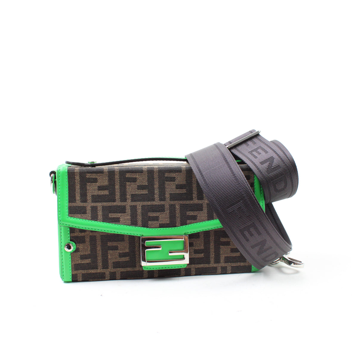 Fendi Baguette Soft Trunk Jacquard FF