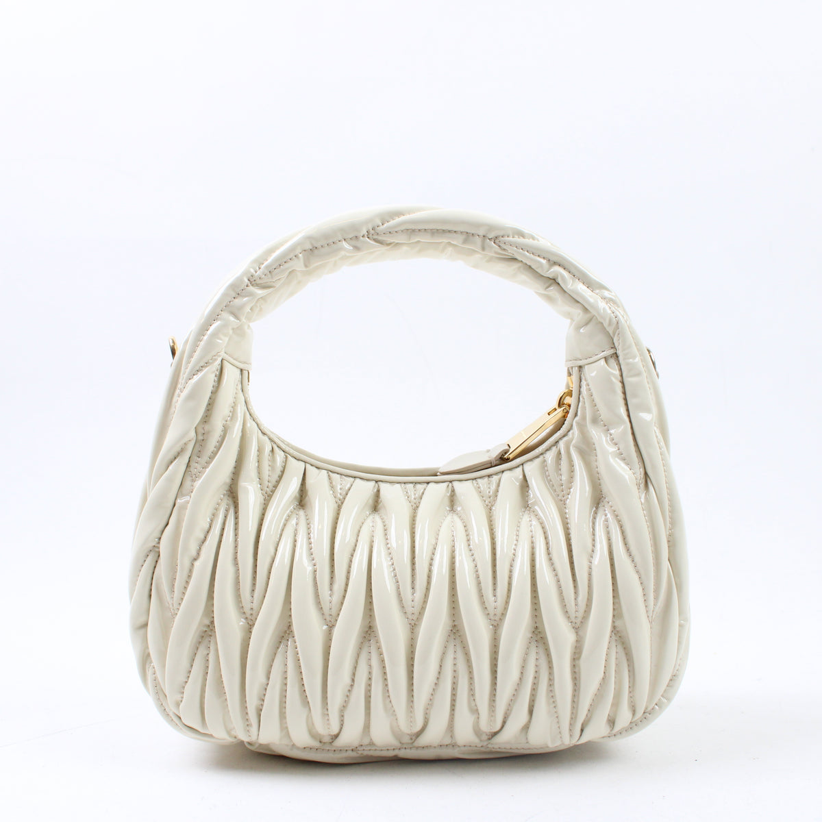 Miu Miu Wander Small In Pelle Verniciata