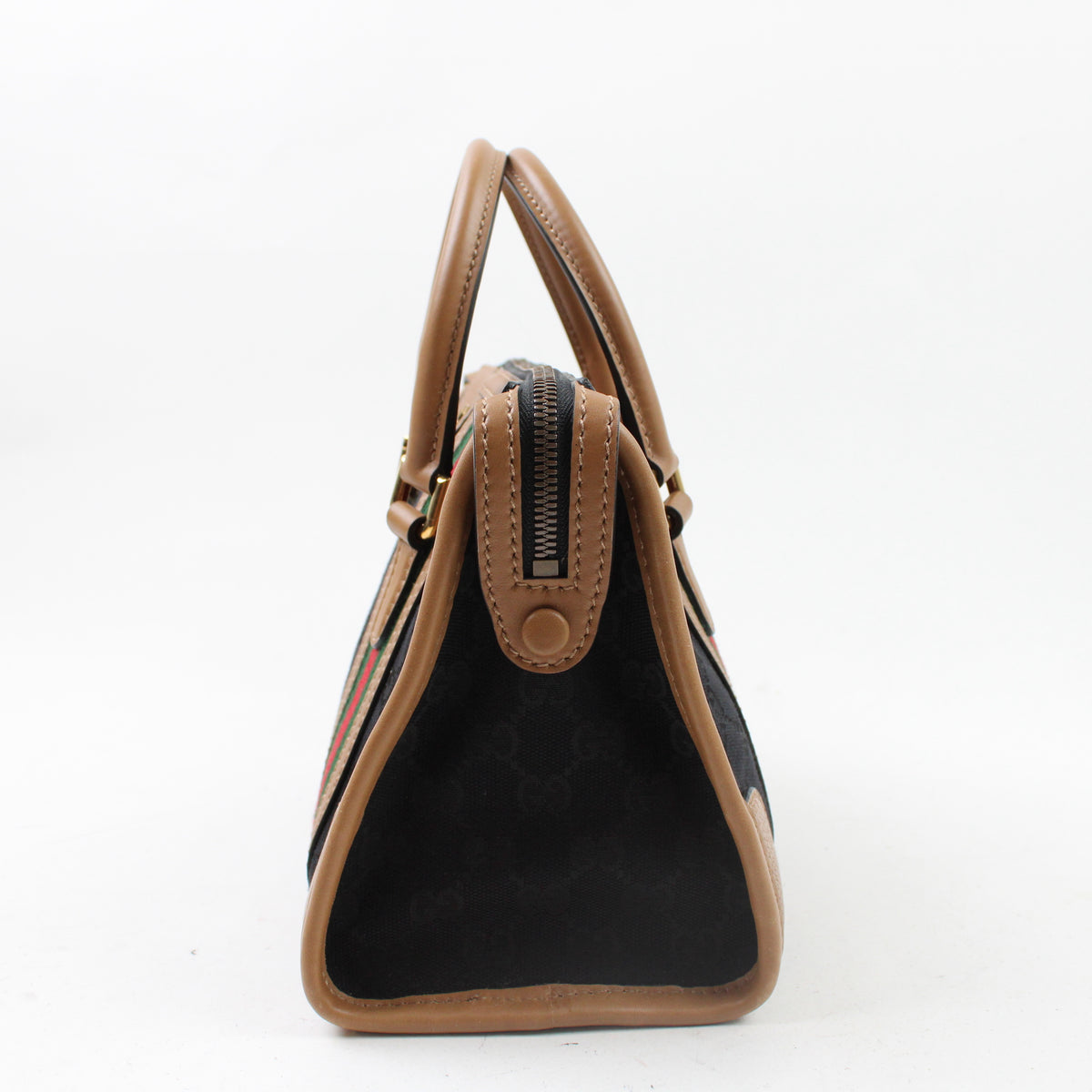 Gucci GG Ophidia Web Bauletto Top Handle