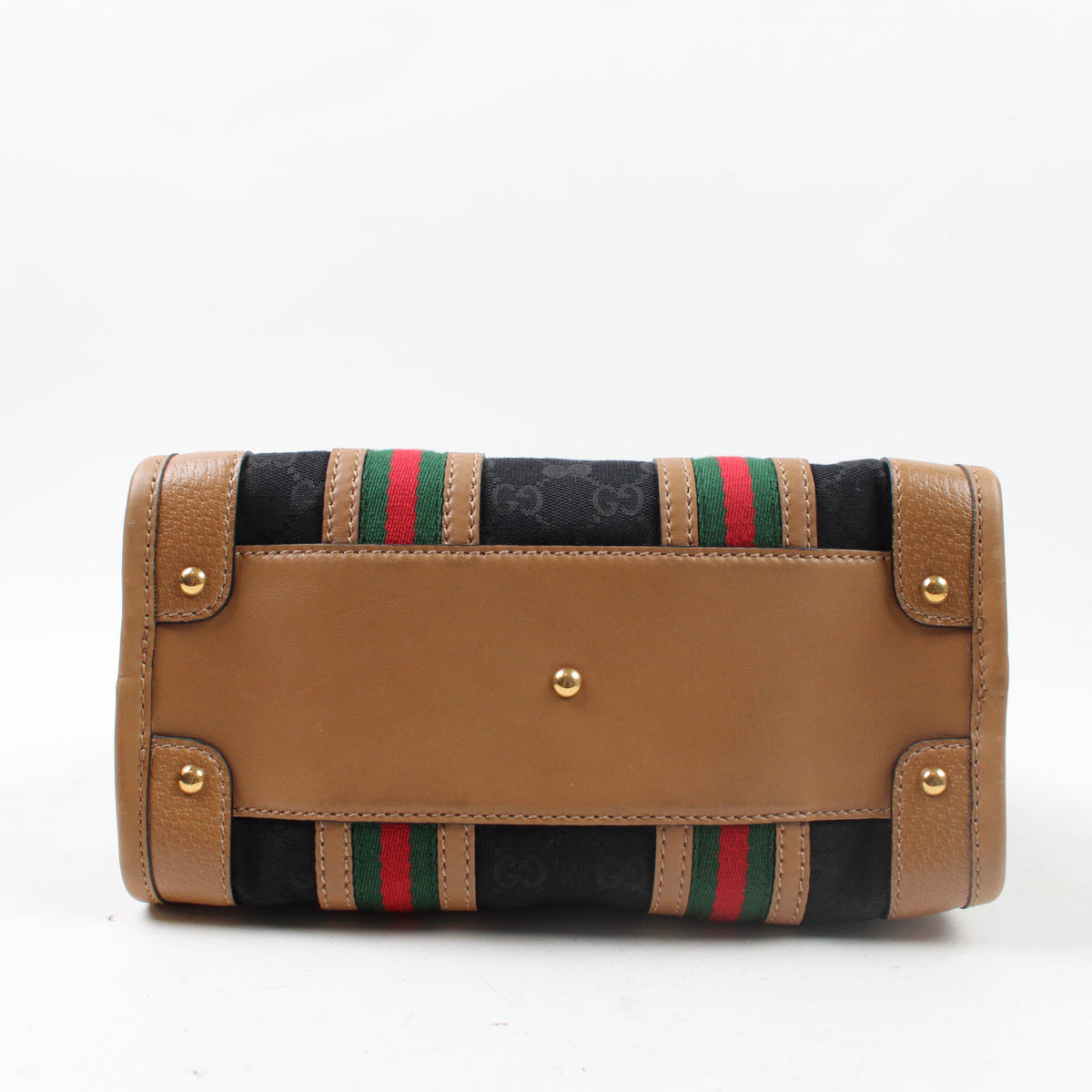 Gucci GG Ophidia Web Bauletto Top Handle