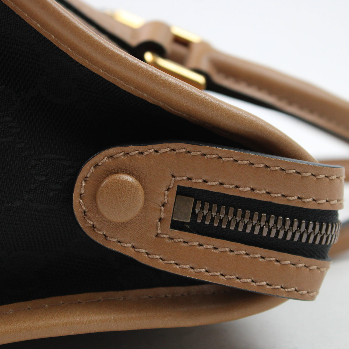 Gucci GG Ophidia Web Bauletto Top Handle