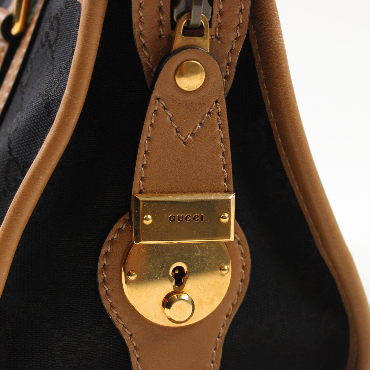 Gucci GG Ophidia Web Bauletto Top Handle
