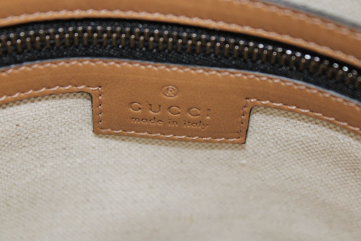 Gucci GG Ophidia Web Bauletto Top Handle