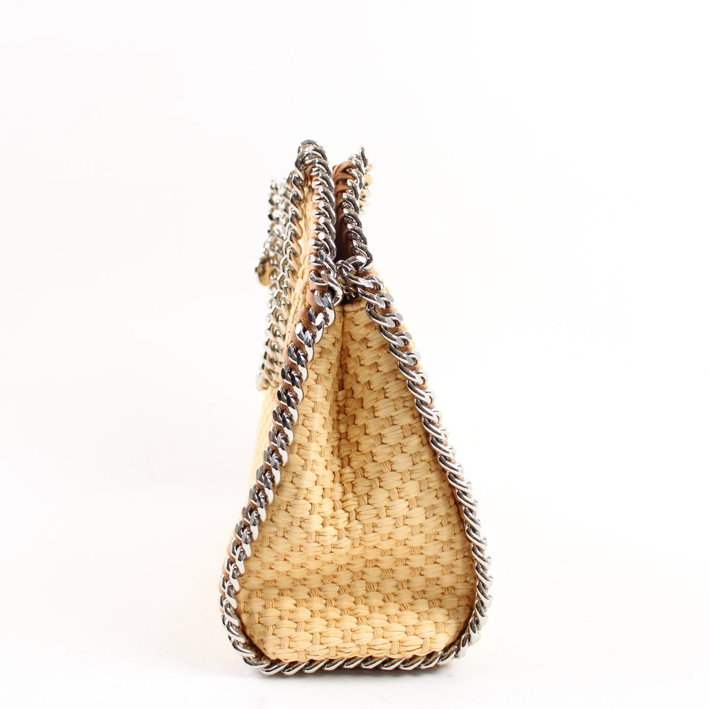 Stella Mccartney Falabella 3 Catene In Rafia