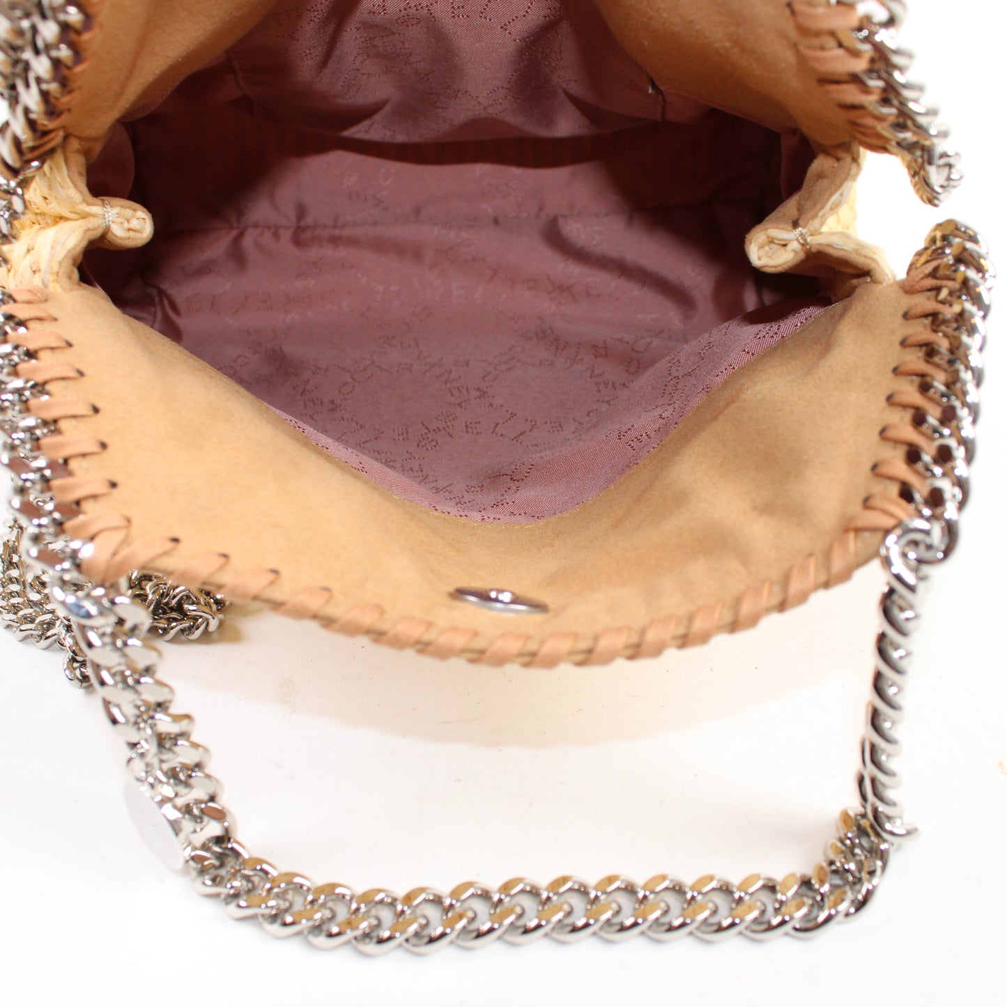 Stella Mccartney Falabella 3 Catene In Rafia
