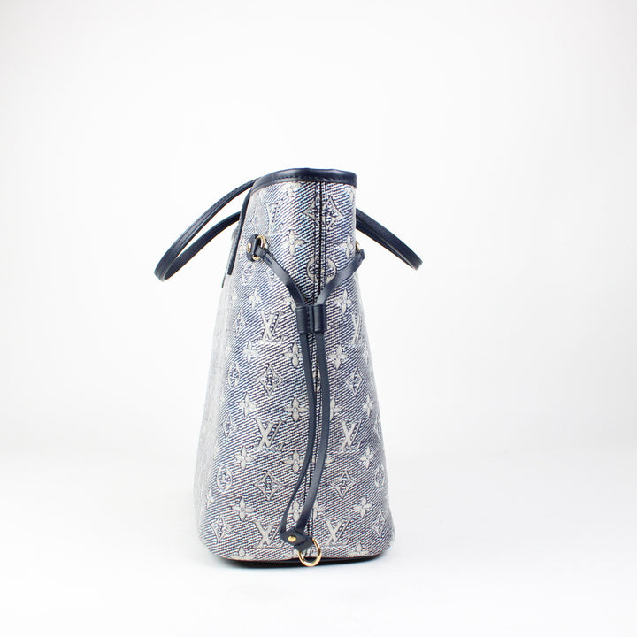 Louis Vuitton Neverfull MM Mnglam Bleu