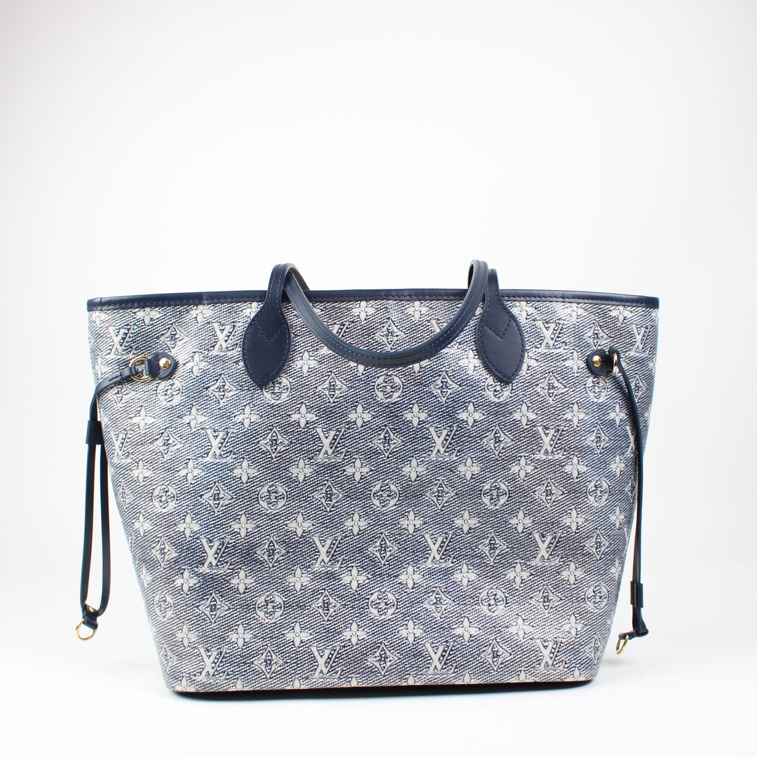 Louis Vuitton Neverfull MM Mnglam Bleu