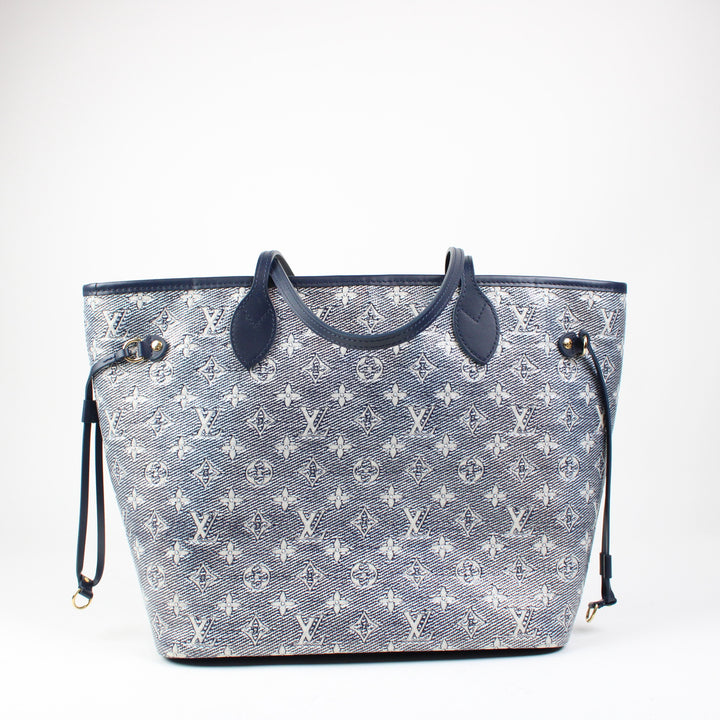 Louis Vuitton Neverfull MM Mnglam Bleu