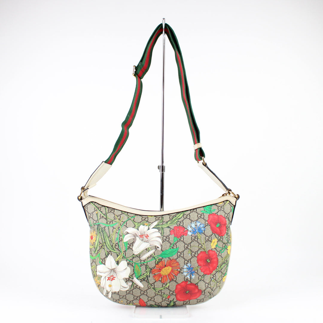 Gucci GG Supreme Flora Borsa A Tracolla