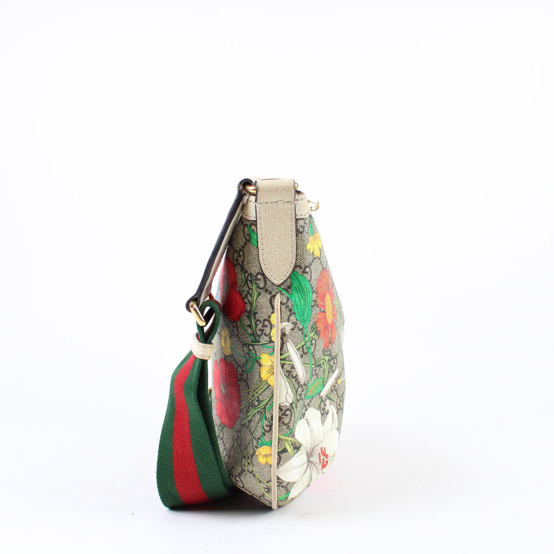 Gucci GG Supreme Flora Borsa A Tracolla