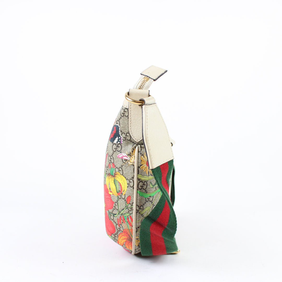 Gucci GG Supreme Flora Borsa A Tracolla