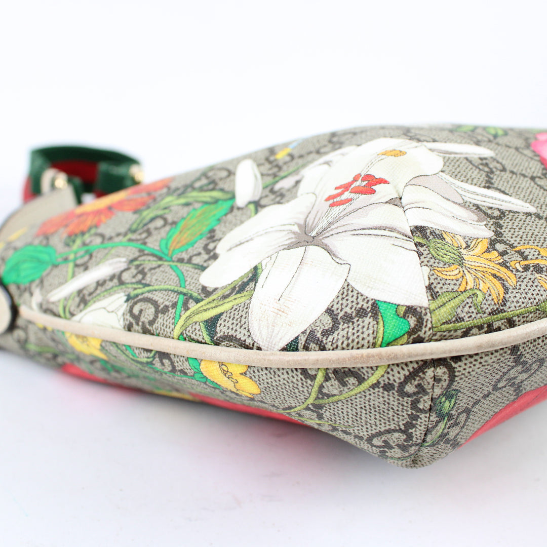 Gucci GG Supreme Flora Borsa A Tracolla