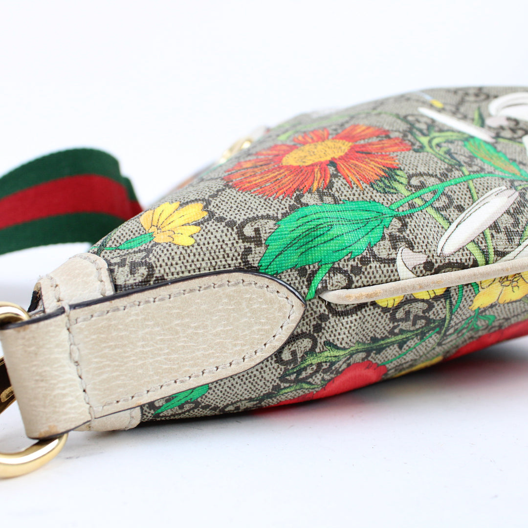 Gucci GG Supreme Flora Borsa A Tracolla
