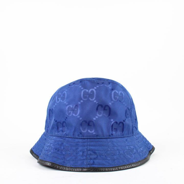 Gucci GG Nylon Jacquard Cappello Bucket
