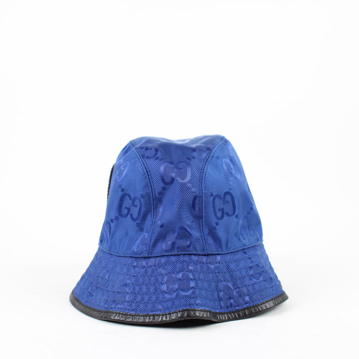 Gucci GG Nylon Jacquard Cappello Bucket