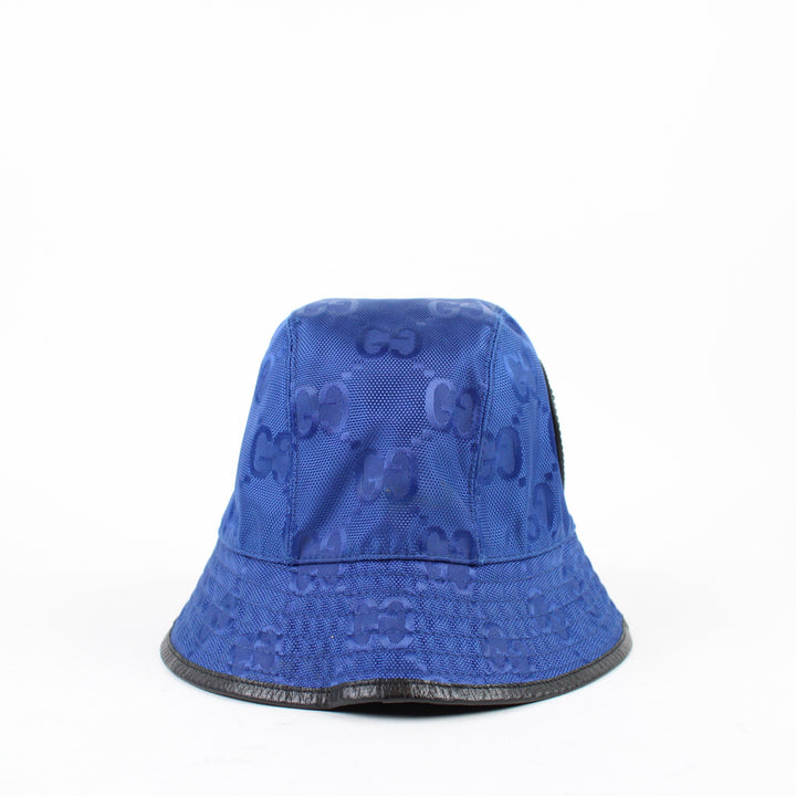 Gucci GG Nylon Jacquard Cappello Bucket