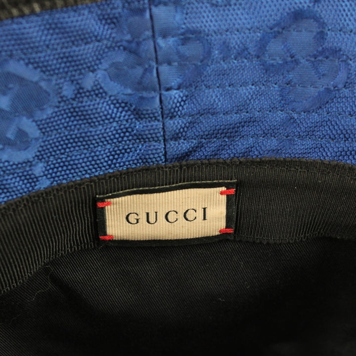 Gucci GG Nylon Jacquard Cappello Bucket
