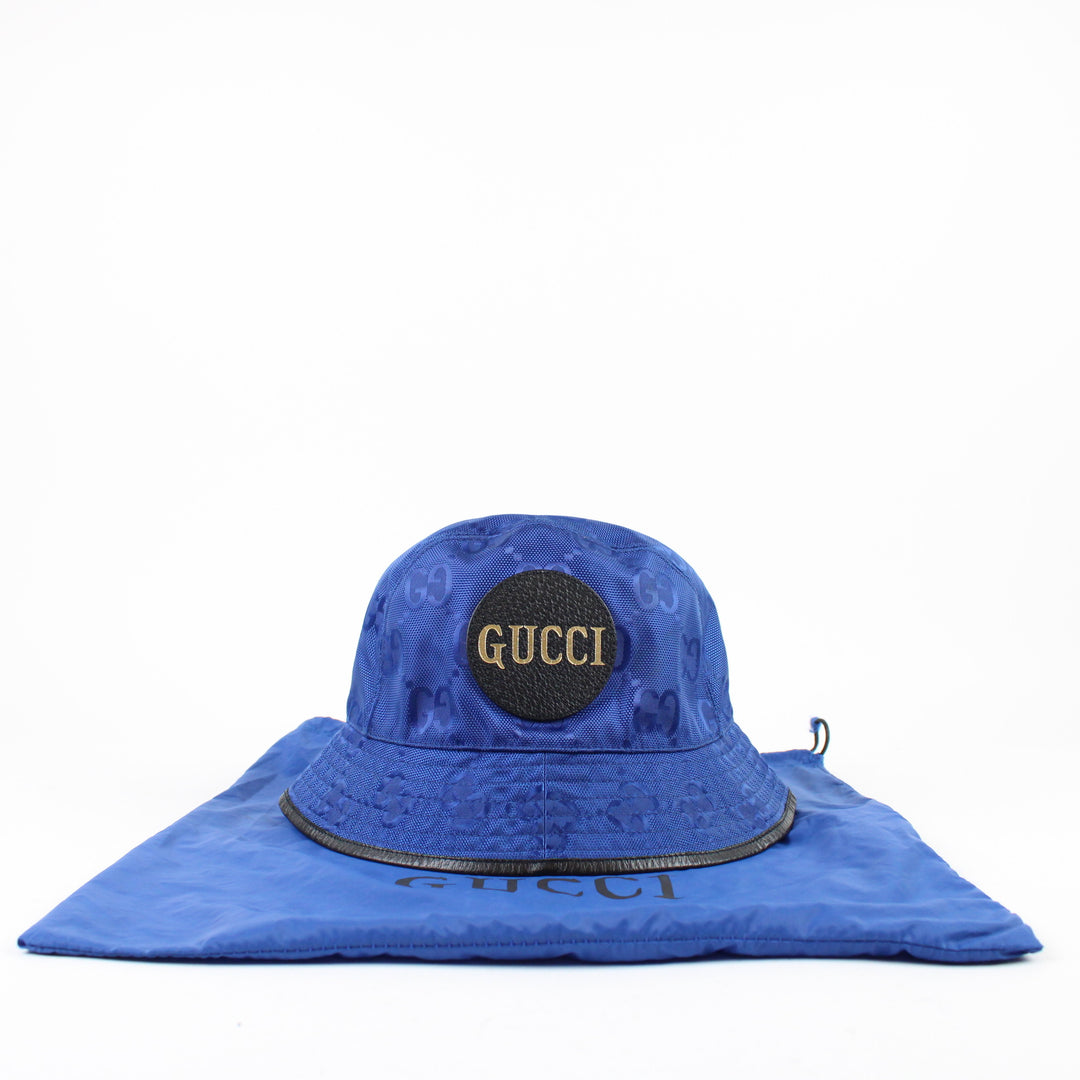 Gucci GG Nylon Jacquard Cappello Bucket