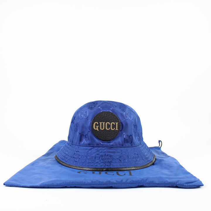 Gucci GG Nylon Jacquard Cappello Bucket