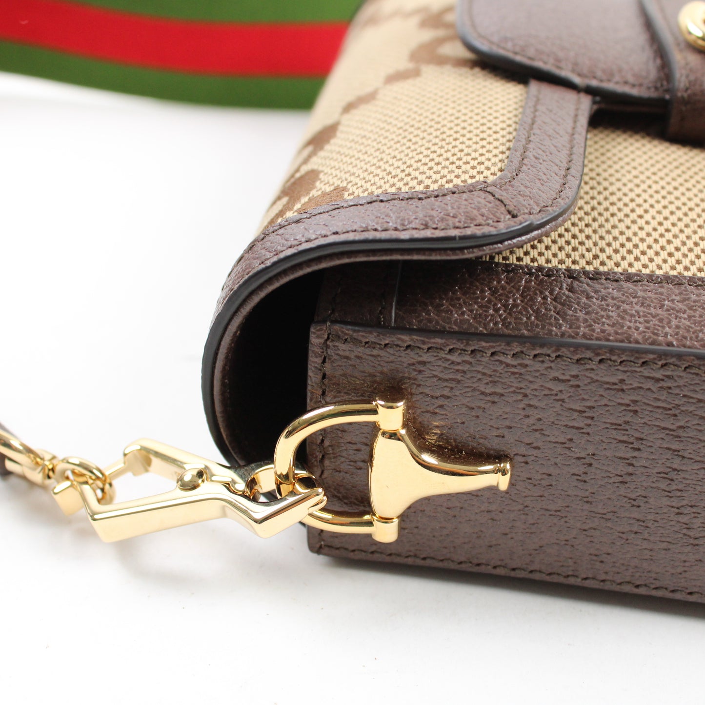 Gucci Horsebit 1955 GG Jumbo Mini