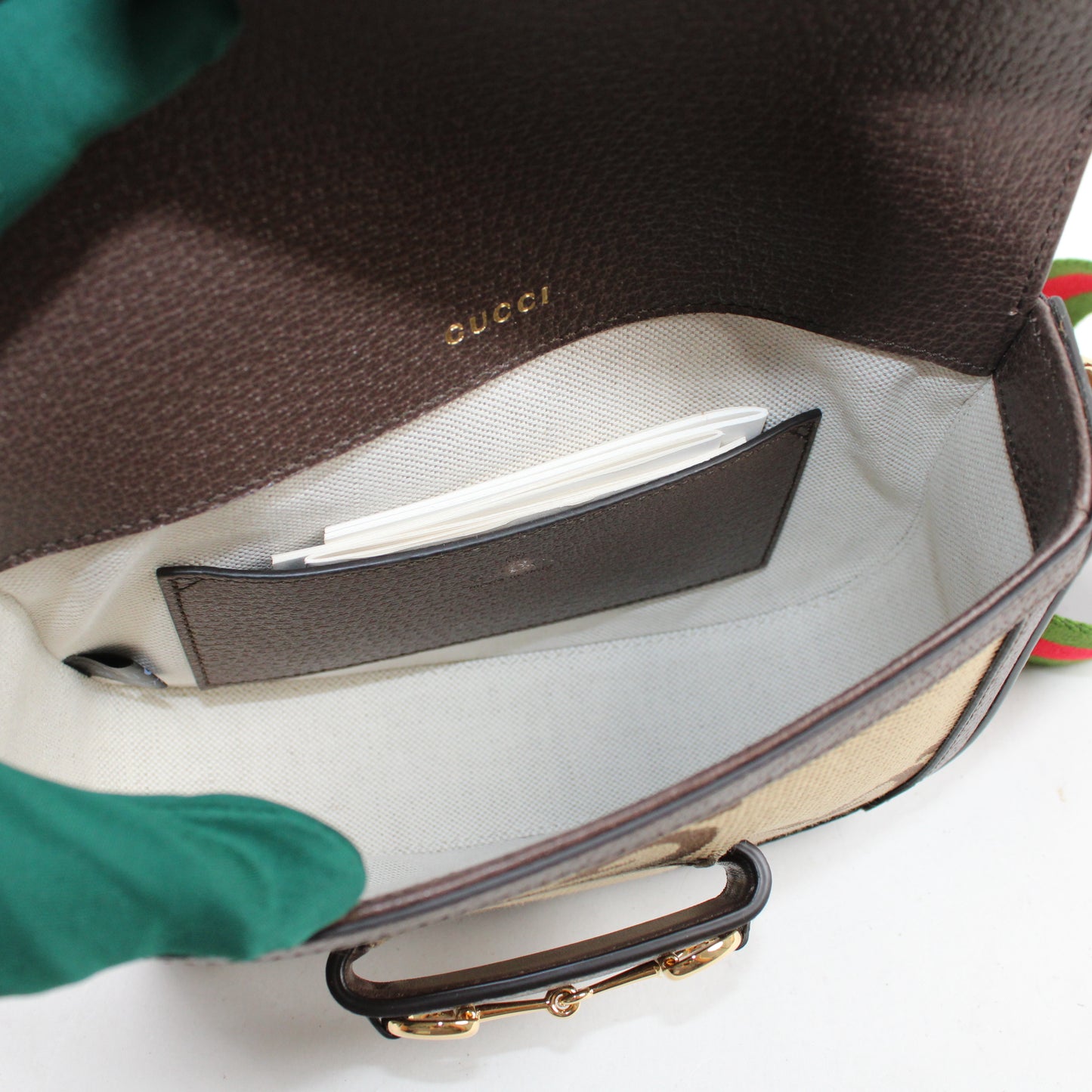 Gucci Horsebit 1955 GG Jumbo Mini