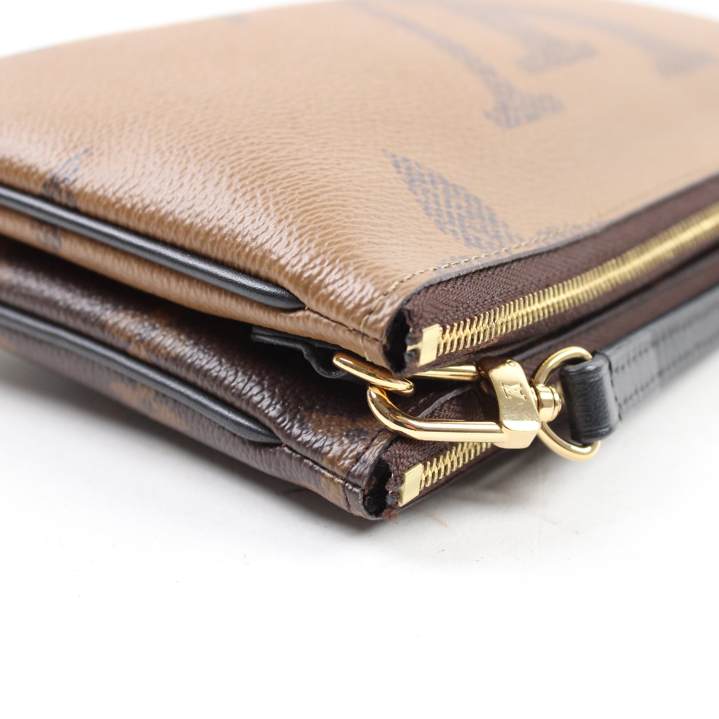Louis Vuitton Pochette Double Zip Monogram Giant Reverse