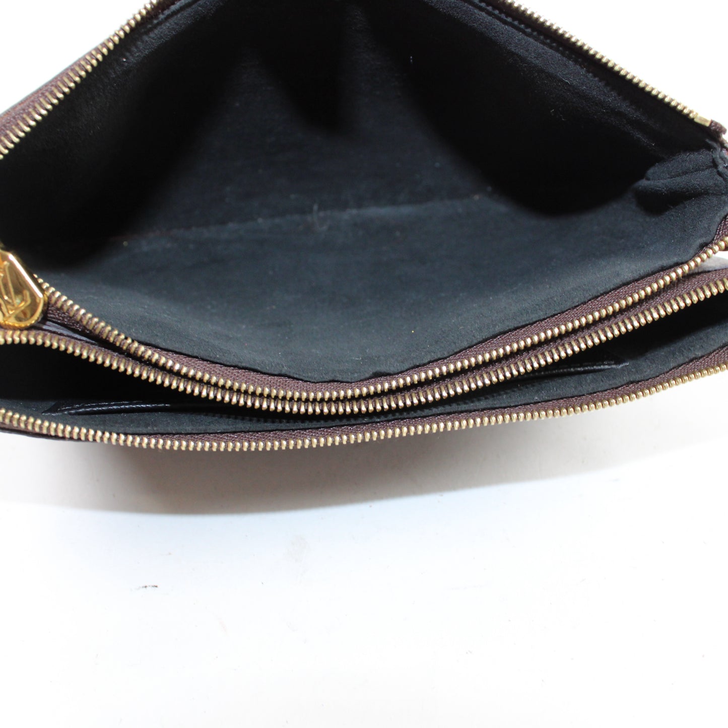 Louis Vuitton Pochette Double Zip Monogram Giant Reverse