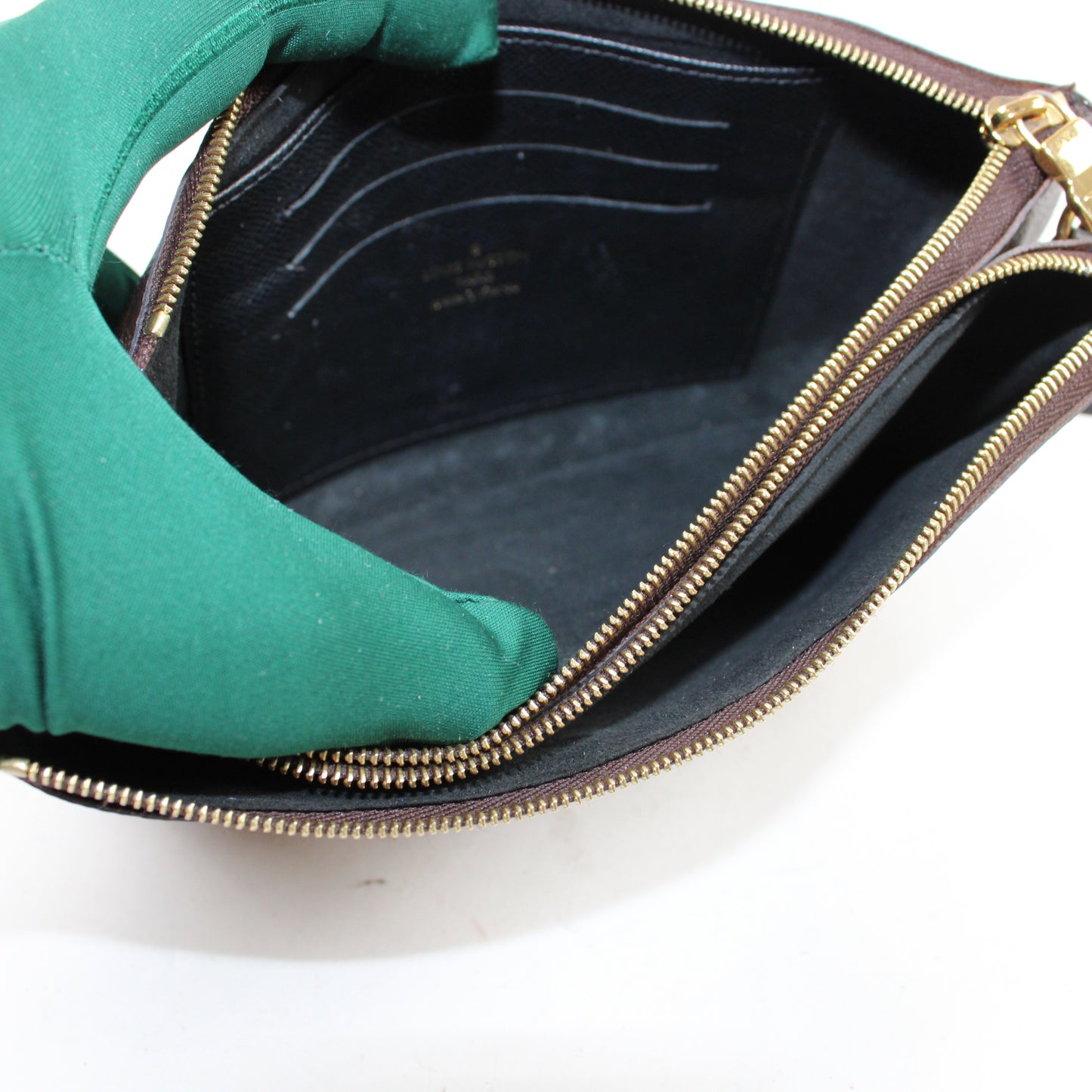 Louis Vuitton Pochette Double Zip Monogram Giant Reverse