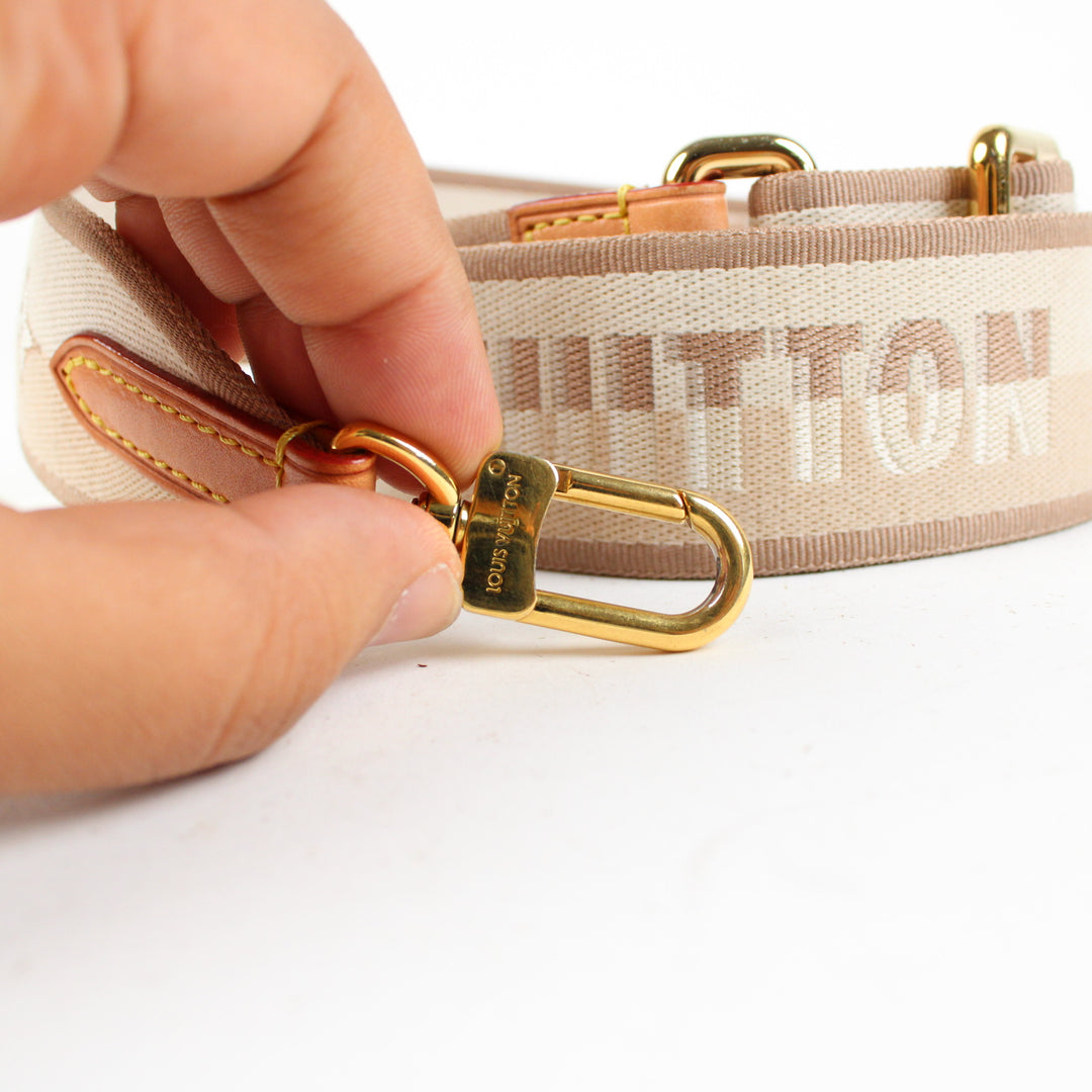 Louis Vuitton Tracolla Regolabile In Tessuto