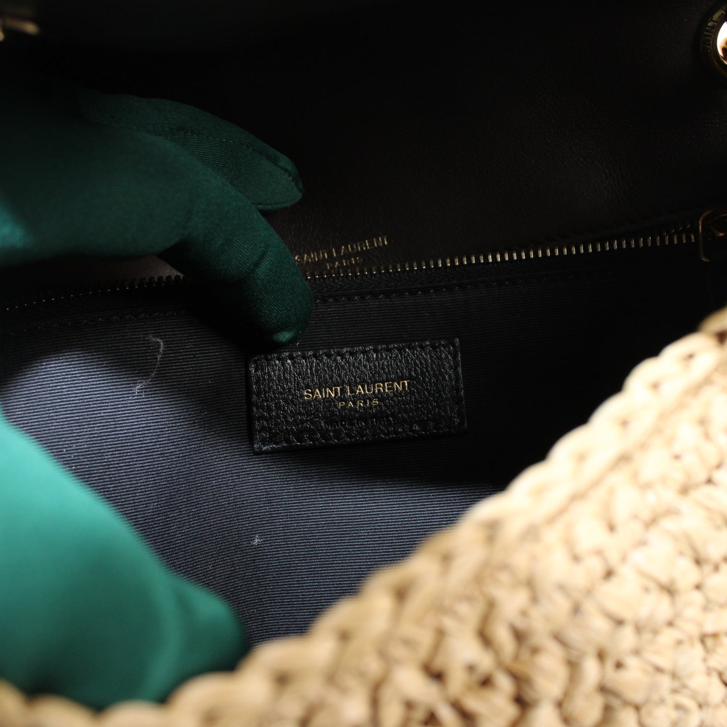 Saint Laurent Niki In Rafia