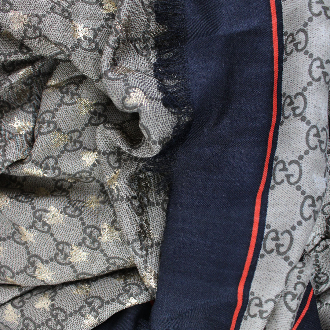 Gucci Sciarpa Bee Monogram