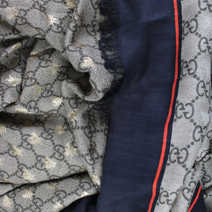 Gucci Sciarpa Bee Monogram