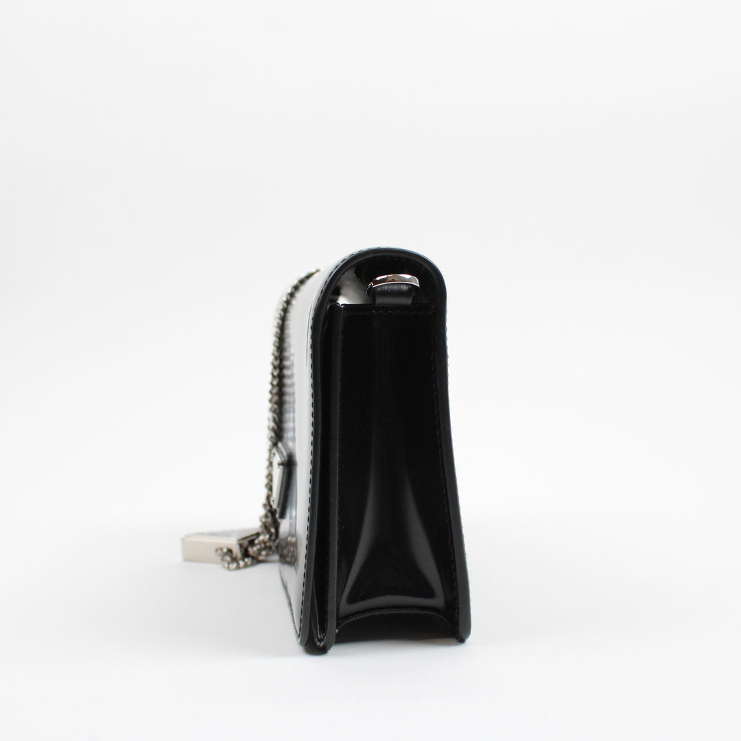 Prada Borsa A Spalla In Pelle Spazzolata