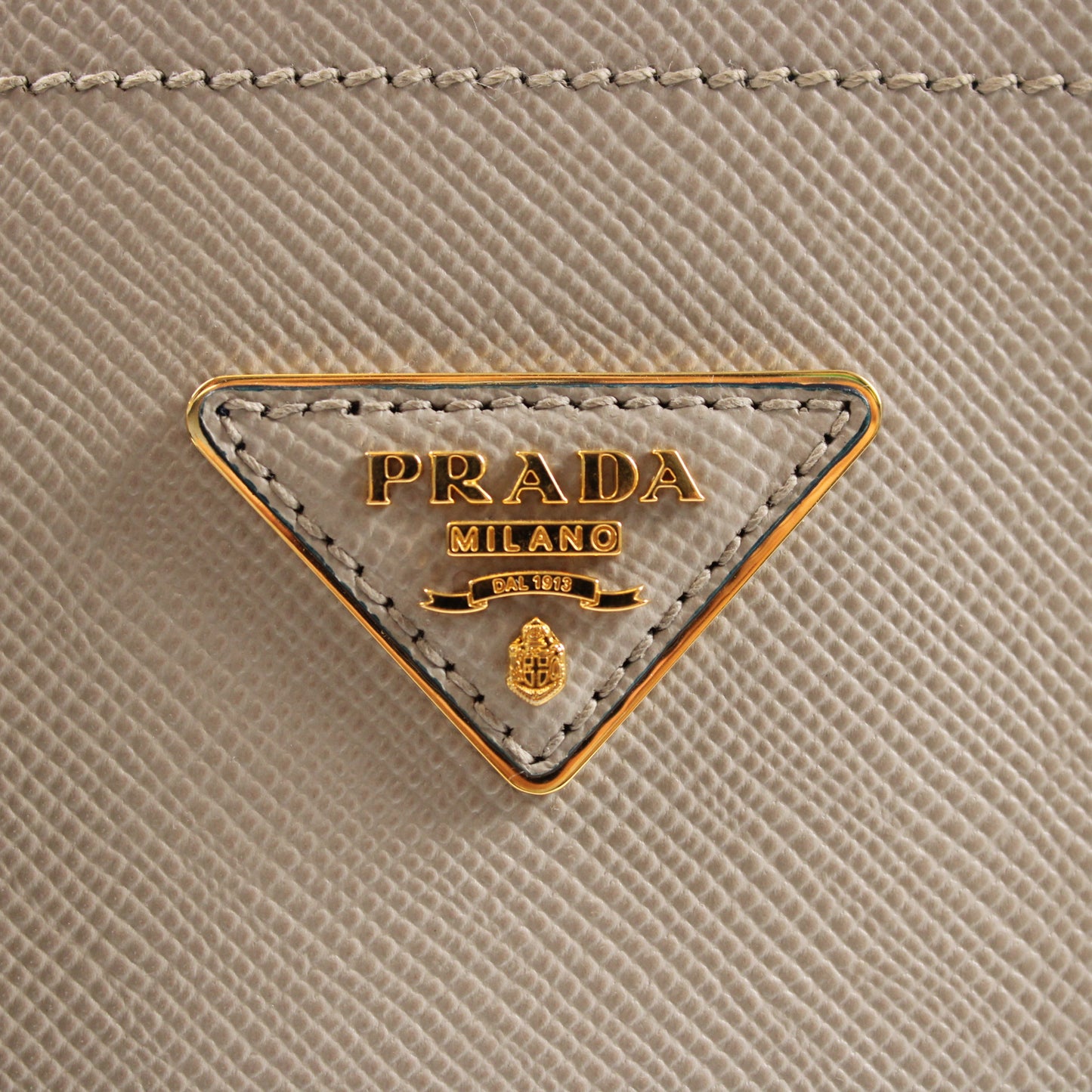 Prada Double In Pelle Saffiano Large