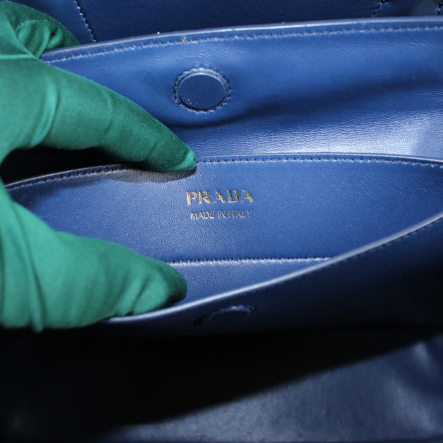 Prada Double In Pelle Saffiano Large