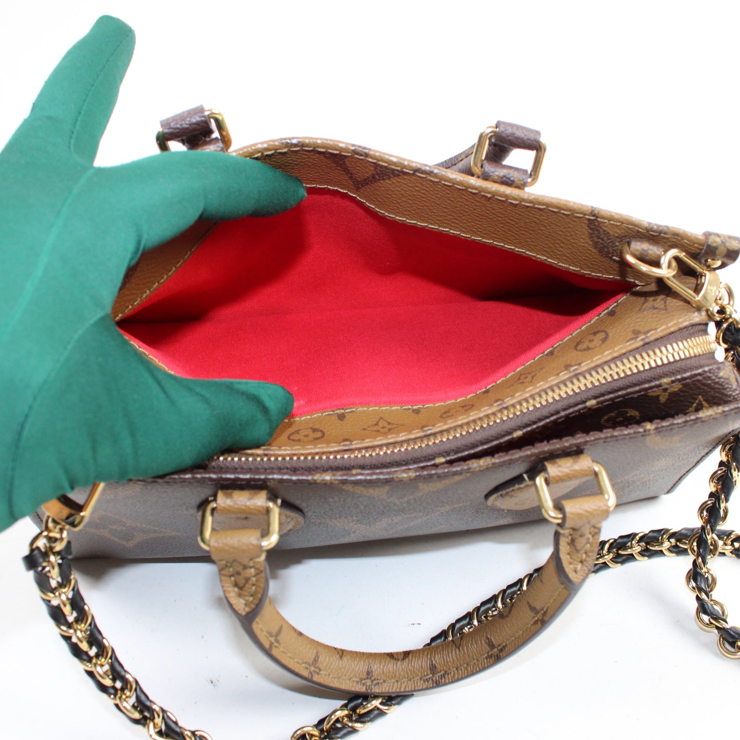 Louis Vuitton Onthego East West Canvas Reverse