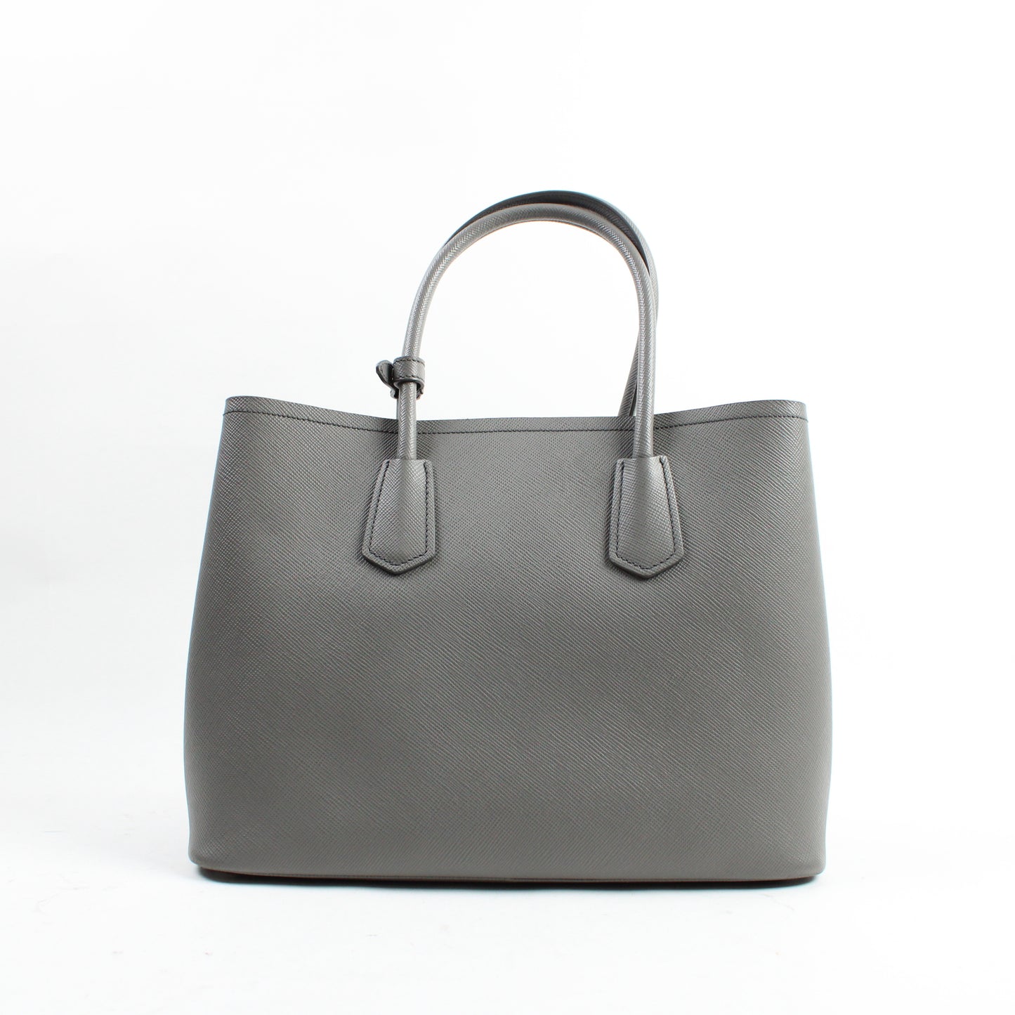 Prada Double In Pelle Saffiano Large