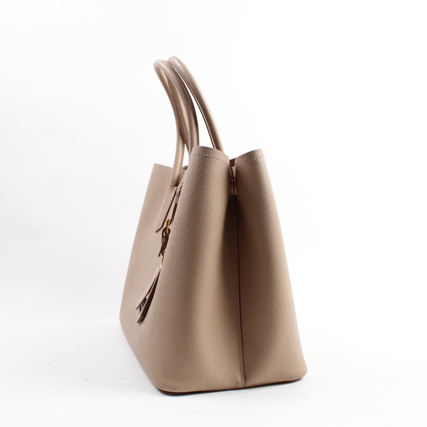 Prada Double Large In Pelle Saffiano