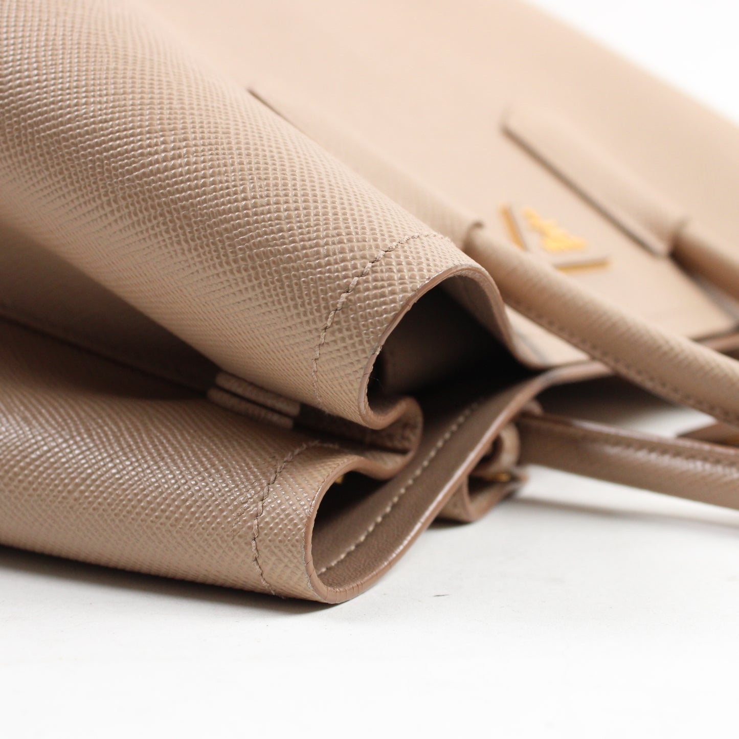 Prada Double Large In Pelle Saffiano
