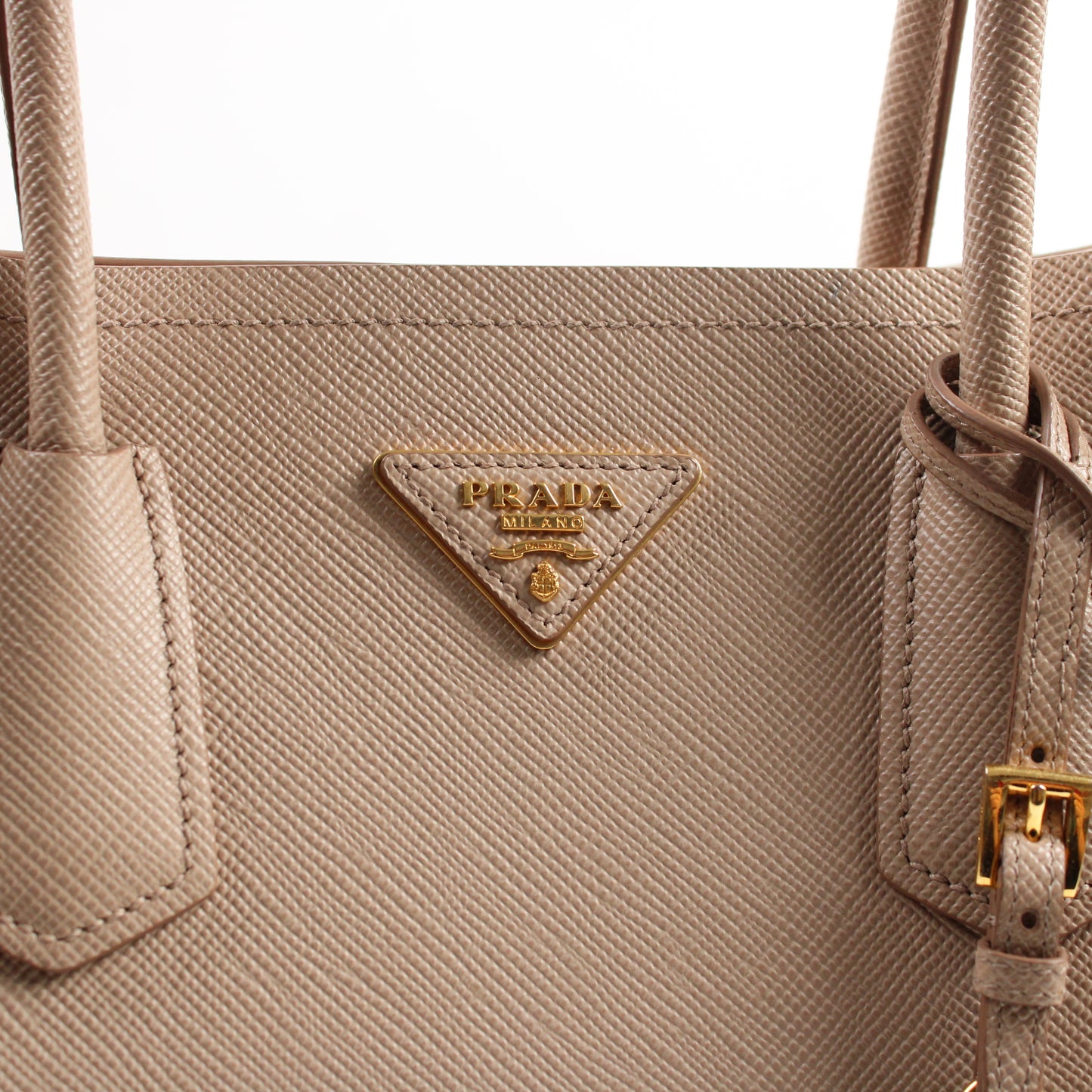 Prada Double Large In Pelle Saffiano