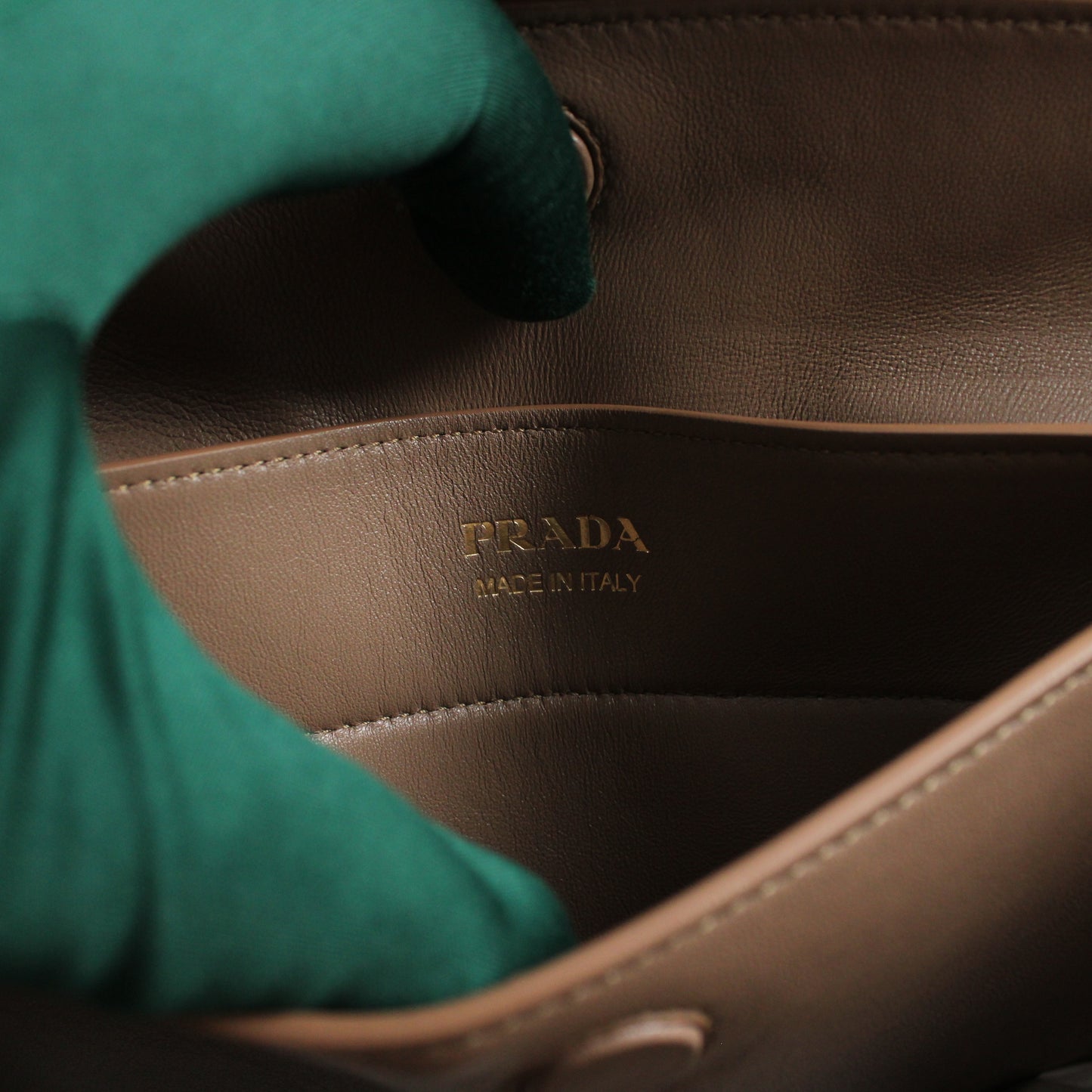 Prada Double Large In Pelle Saffiano