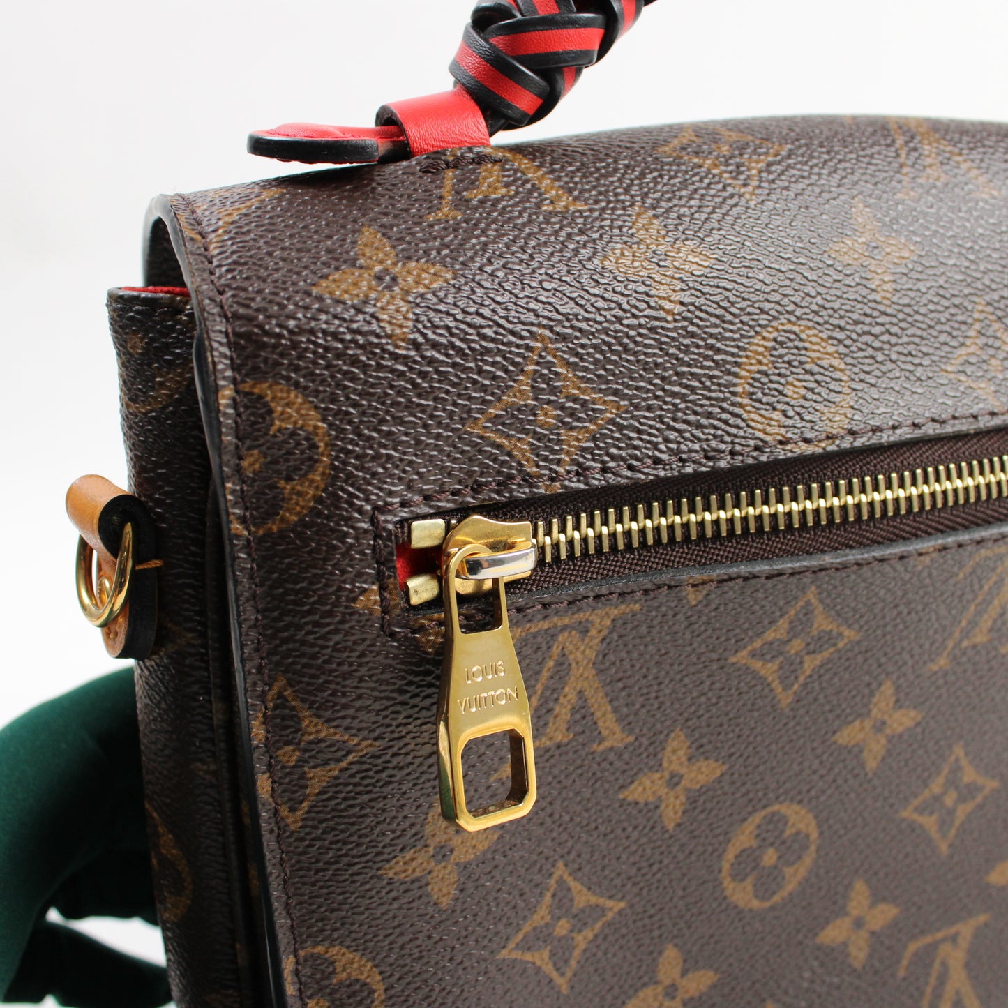 Louis Vuitton Pochette Mètis Braided Coquelicot