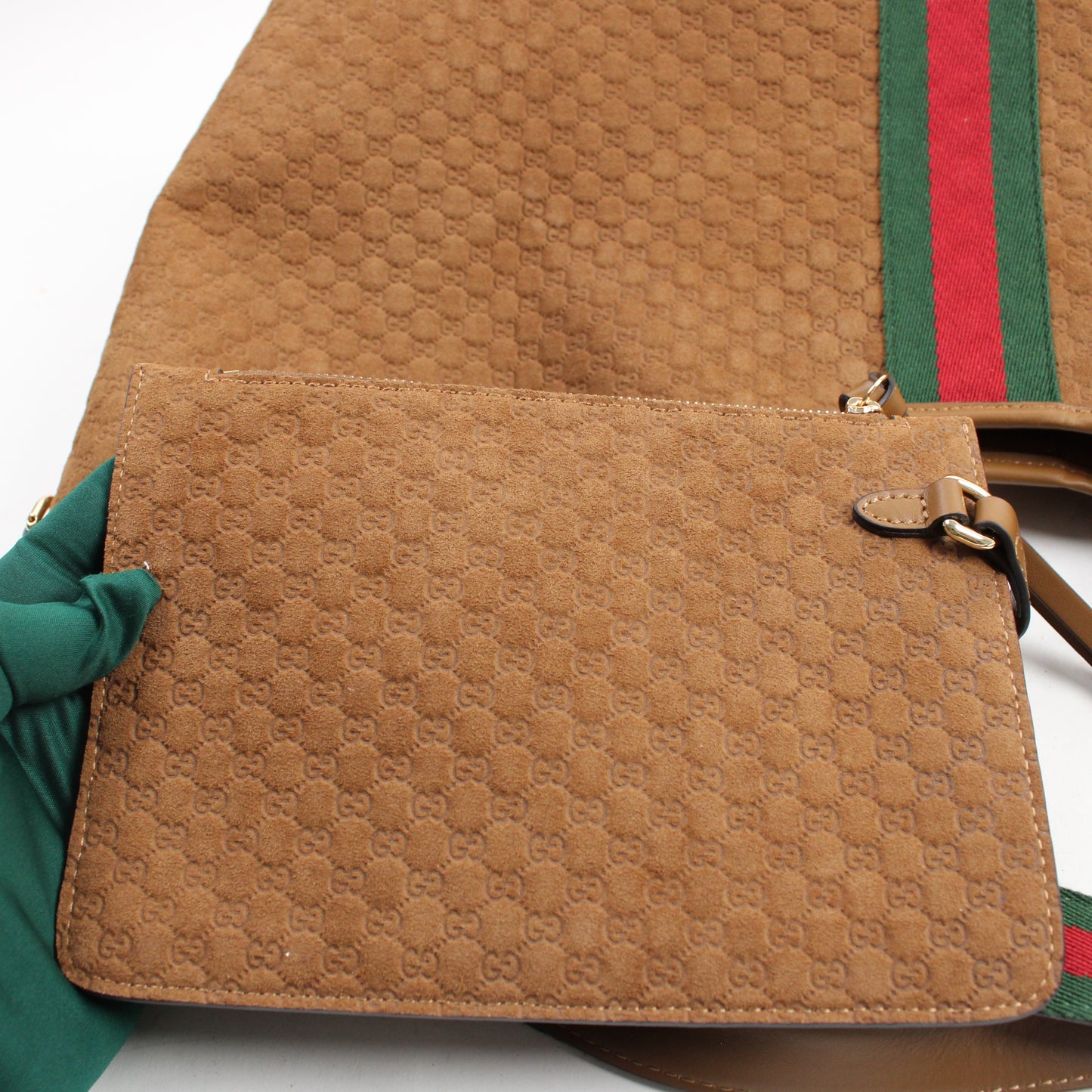 Gucci Giglio Misura Grande Scamosciata