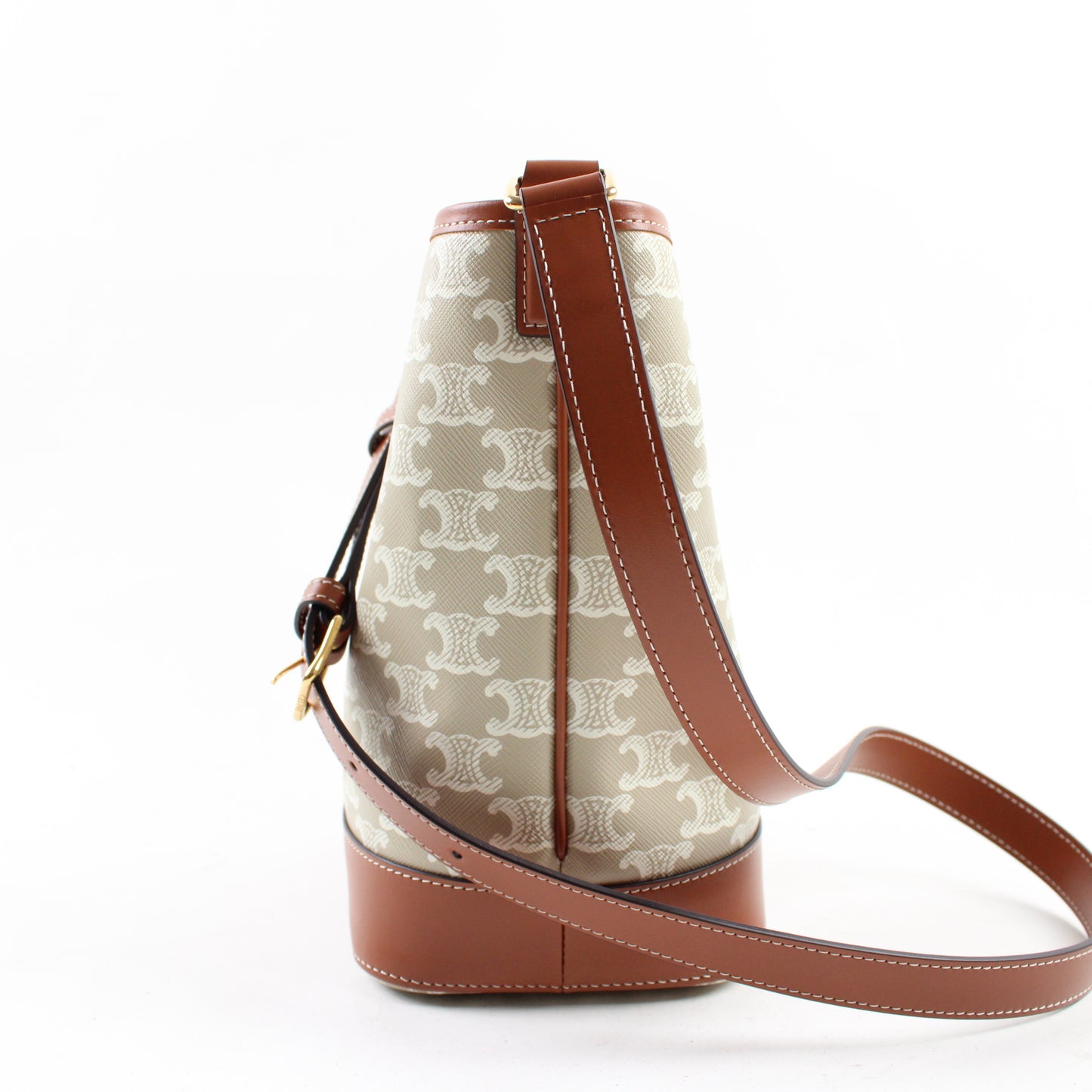 Cèline Triomphe Bucket In Canvas