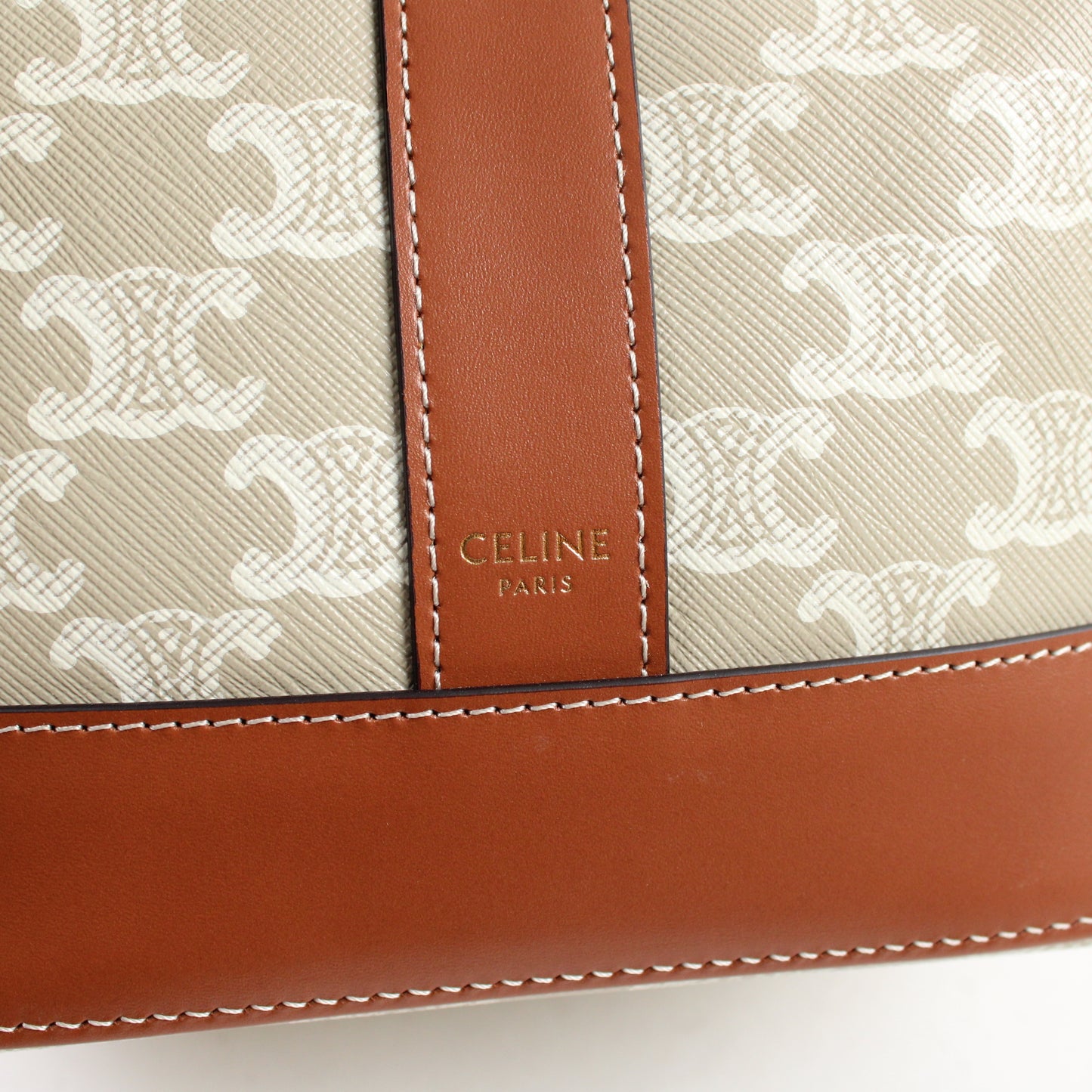 Cèline Triomphe Bucket In Canvas