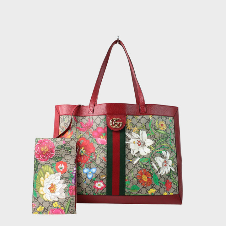 Gucci Ophidia GG Flora Tote