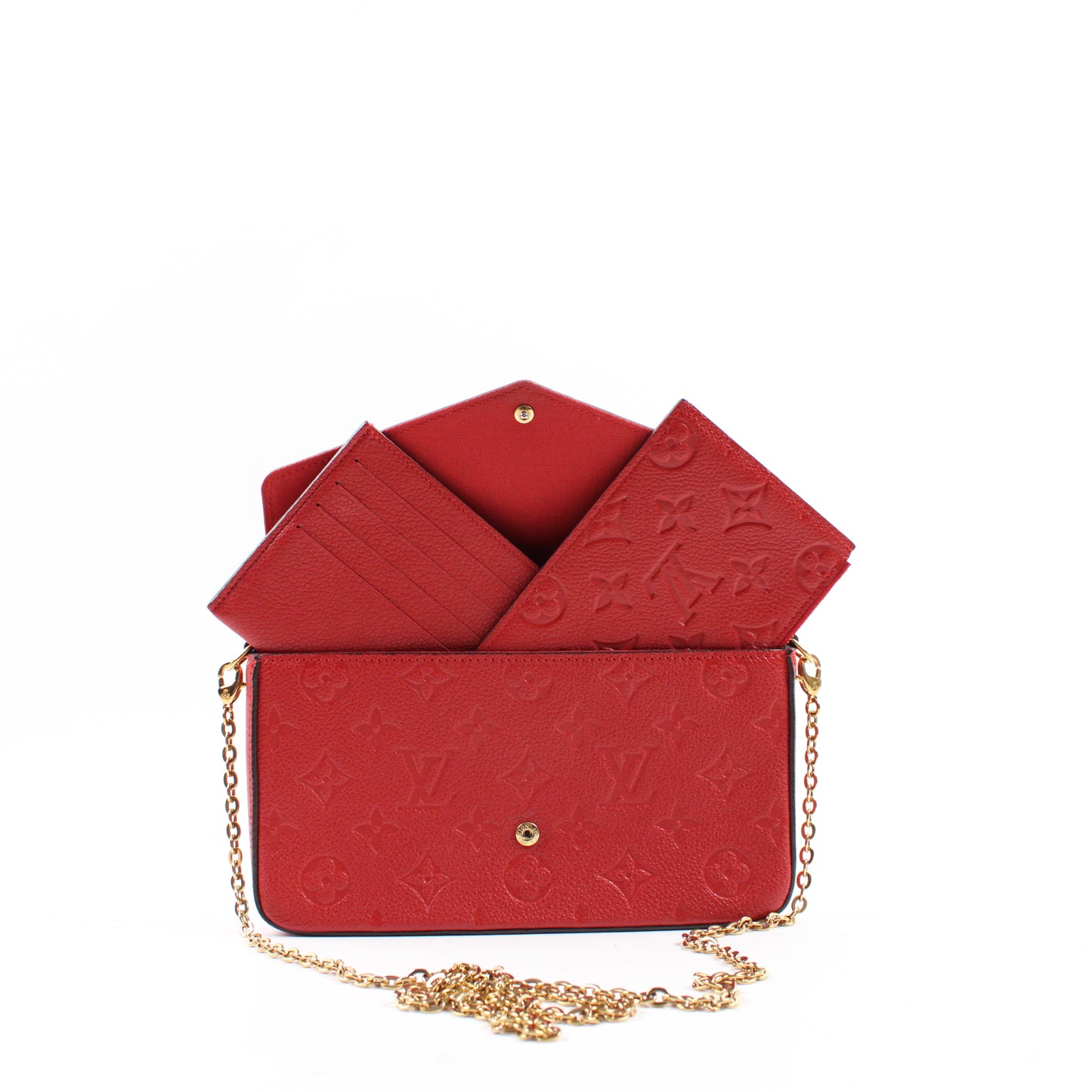 Louis Vuitton Pochette Félicie In Pelle Empreinte
