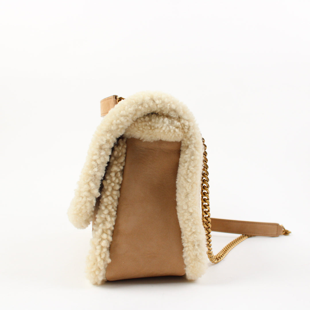Saint Laurent Niki Baby Shearling