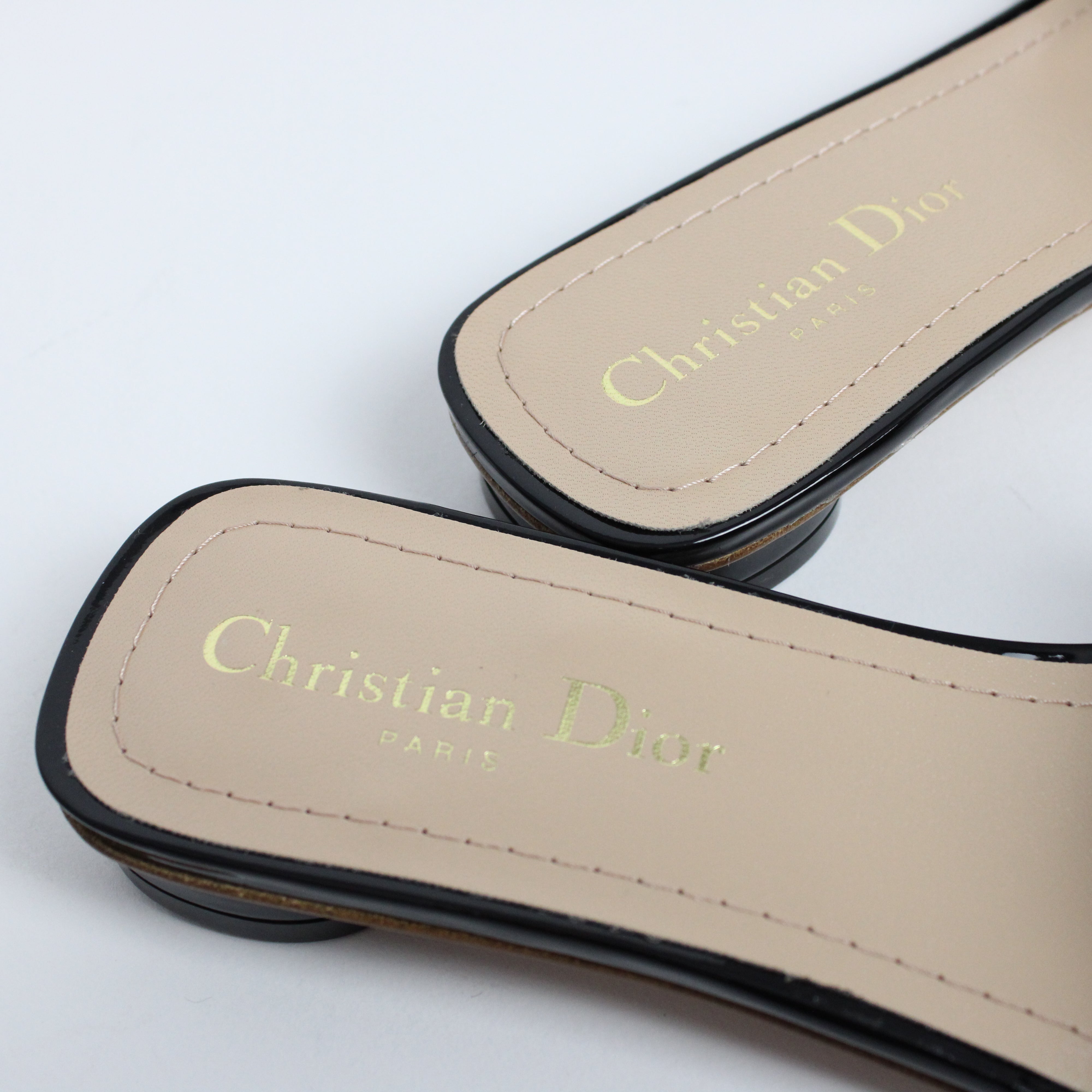 Christian Dior Sandalo C'est Dior Nero Taglia 37